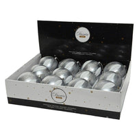 Pallina fronzolo foglia argento d 10 cm prezzo caduno