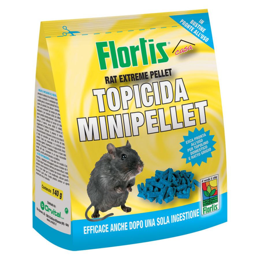 Topicida esca in pellet busta 140gr