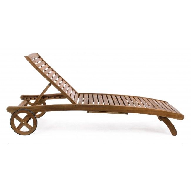 Lettino noemi in legno da esterno bizzotto