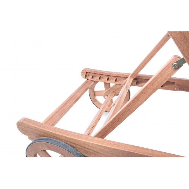 Lettino noemi in legno da esterno bizzotto