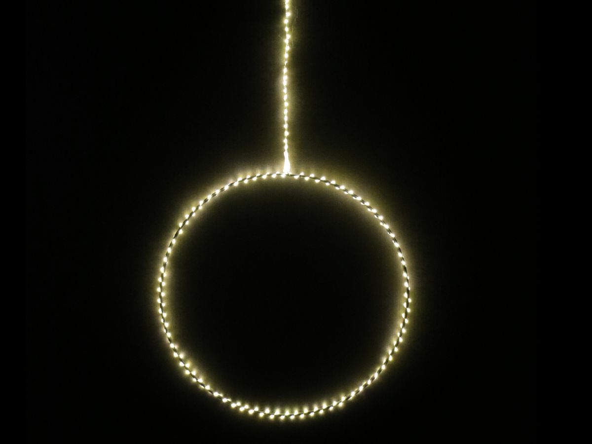 Anello gocce led d 40 cm