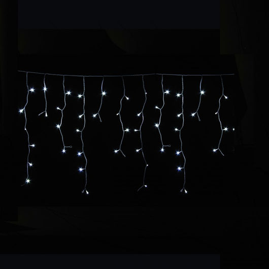 Tenda sfalsata 240 led bianchi