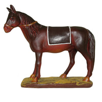 Cavallo in resina per presepe da 12 cm
