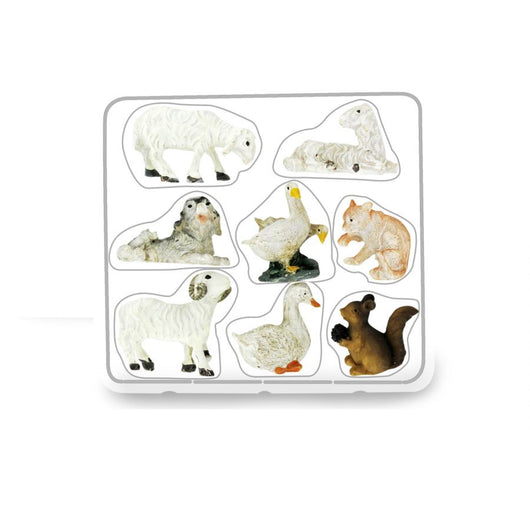 Gruppo 8 soggetti animali 2,5 cm