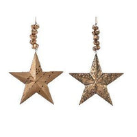 Pendaglio stelle bronzo prezzo cad uno, indicare il colore