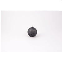 Candela sfera "  glitter " graphite