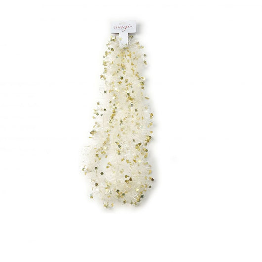 Ghirlanda oro-traspa m 2,7 cm 10