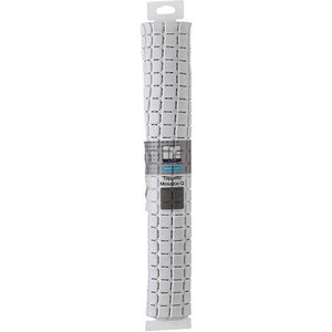 Tappetino antiscivolo in pvc mosaico bianco 40x70