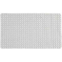 Tappetino antiscivolo in pvc mosaico bianco 40x70