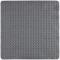 Tappetino antiscivolo in pvc mosaico grigio 54x54 cm