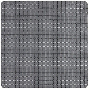Tappetino antiscivolo in pvc mosaico grigio 54x54 cm