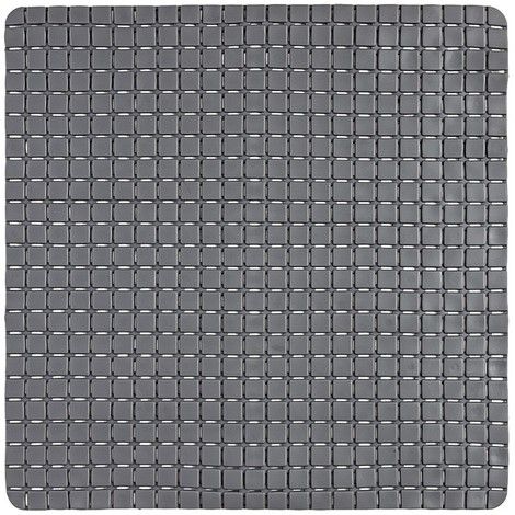 Tappetino antiscivolo in pvc mosaico grigio 54x54 cm