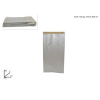 Sacchettio carta 17x32x7cm silver