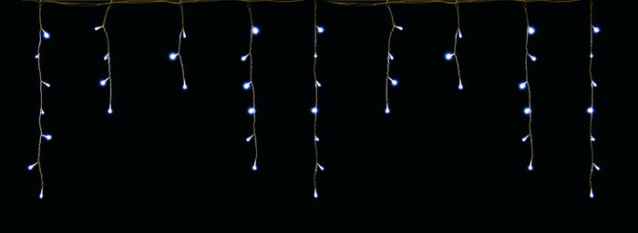 Tenda sfalsata 100 led bianchi 3,8x0,7 mt