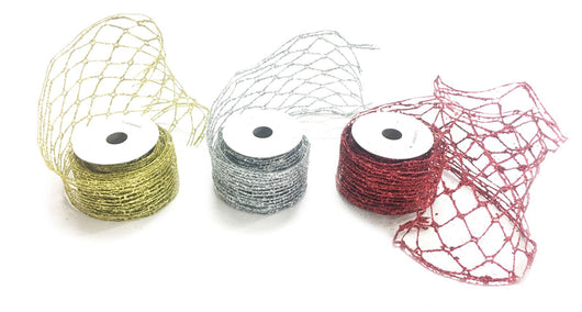 Rete in rocchetto cm 274x30 glitter