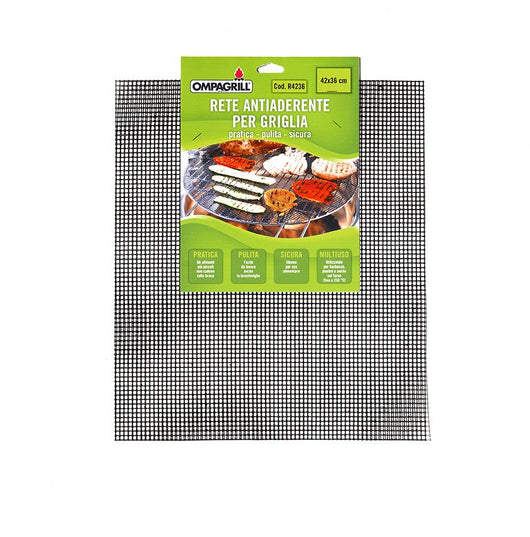 Rete antiaderente per griglia o piastra 42x36