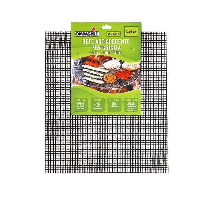 Rete antiaderente per griglia o piastra 42x36