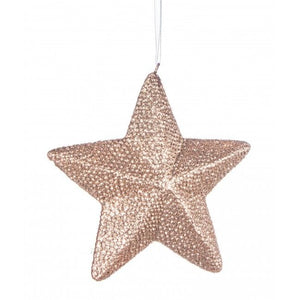 Pallina poliresina rame glitterato