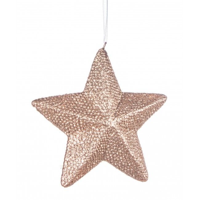 Pallina poliresina rame glitterato