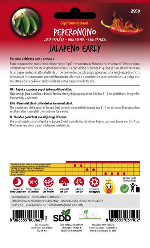 Hot peppers jalapeno early
