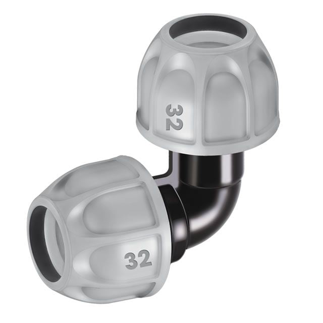 GOMITO 1" DIAM. 32MM PER IRRIGAZIONE INTERRATA