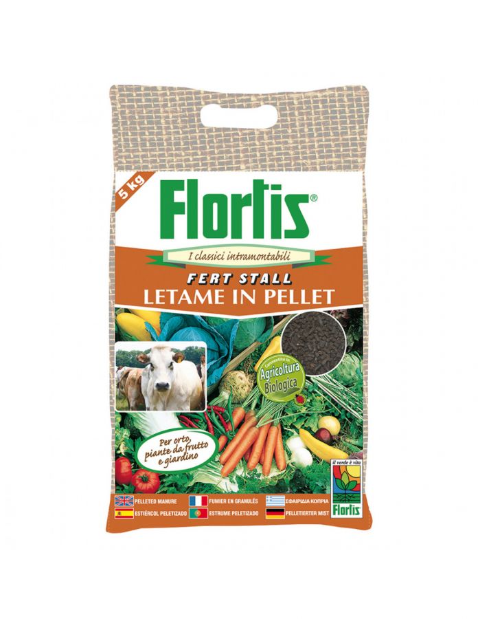 Fertilizzante stallatico- letame in pellet 5 kg