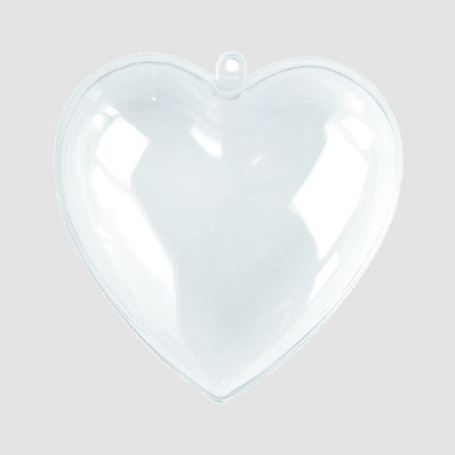 Cuore plastica div. 6 cm.