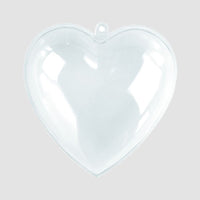 Cuore plastica div. 6 cm.