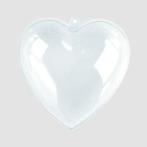 Cuore plastica div. 6 cm.