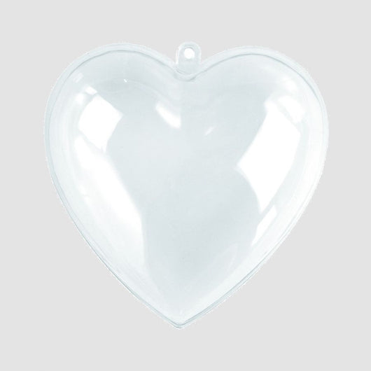 Cuore plastica div. 6 cm.