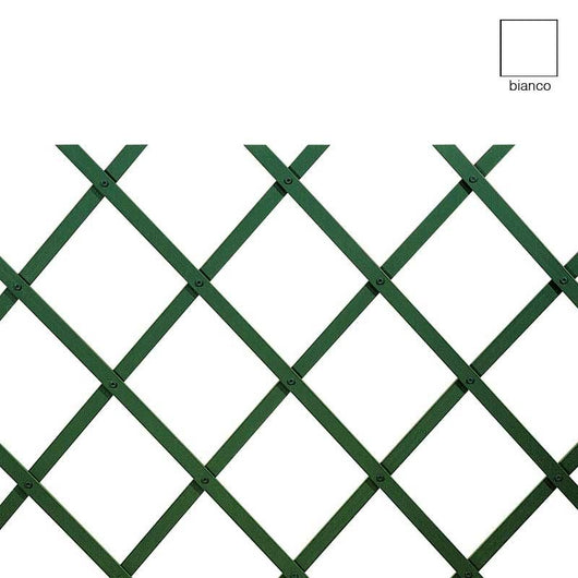 Traliccio estensibile pvc bianco 100x200 mt