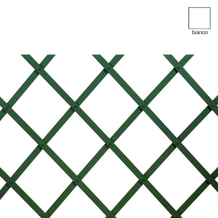 Traliccio estensibile pvc bianco 100x200 mt
