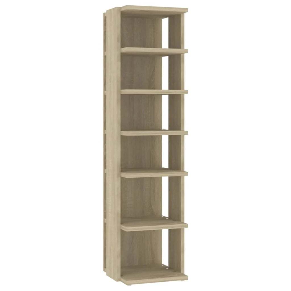 Scarpiere mobiletto portascarpe mobile per ingresso corridoio soggiorno set da 2 Sonoma 27,5 x 27 x 102 cm marrone 02_0022128