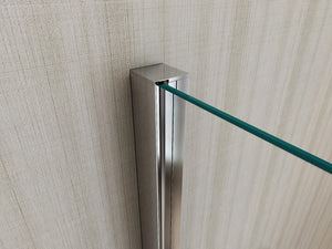 Box Doccia 3 Lati 70x170x70 cm 1 anta Scorrevole in Cristallo trasparente 6mm H190 Four