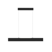 Lampada sospesa Maytoni Step LED 23W 4000K nera metallo