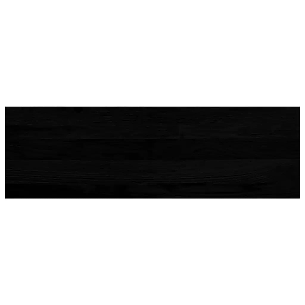 Davanzali 2 pz Marrone Scuro 80x25x2 cm Legno Massello Rovere 4009182