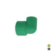 GOMITO FILETTATO FEMMINA IN POLIPROPILENE- 1 x Diam. 32 Grigio- DH- pezzi 1