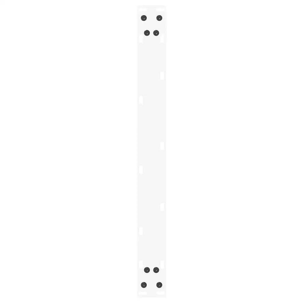 Gambe per Tavolino da Caff¨¨ a Forma di U 2 pz-Set di 2 Gamba per Tavolo Bianche 70x(30-31) cm Acciaio 324387