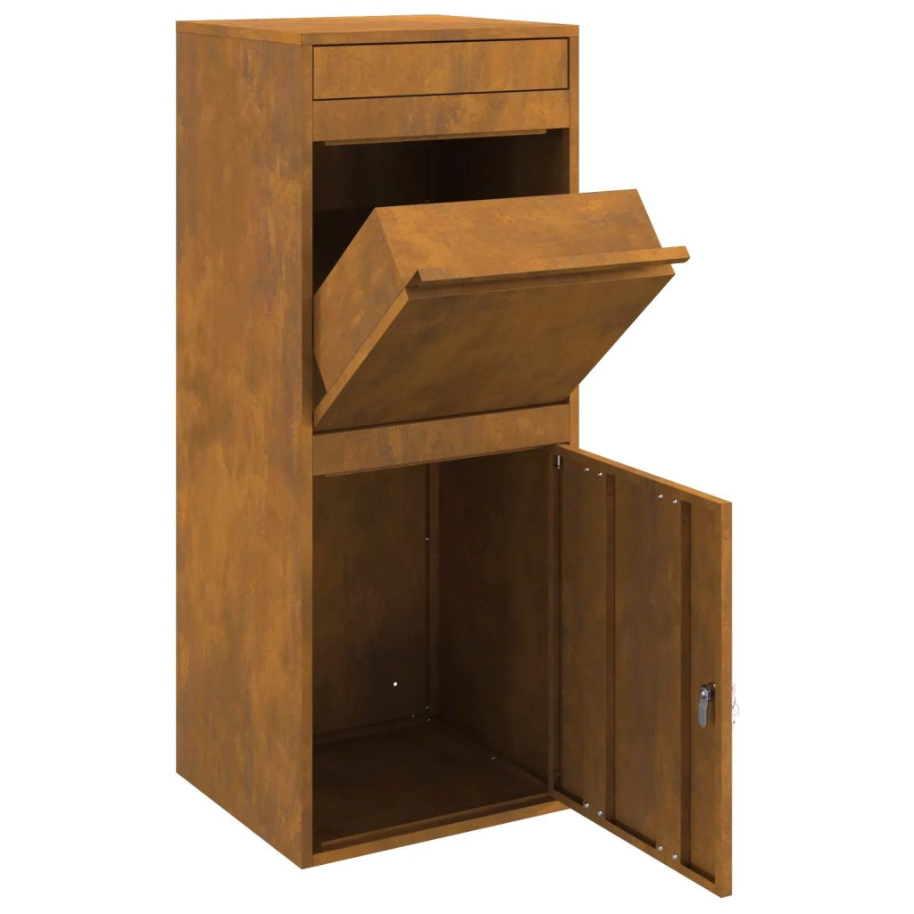 Cassetta per pacchi con archiviazione Ruggine 41 x 38 x 103 cm 874939