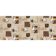 TOVAGLIATO fantasia coffe caffè 'PHOTOPRINT' art.42Z/01  - BONITA