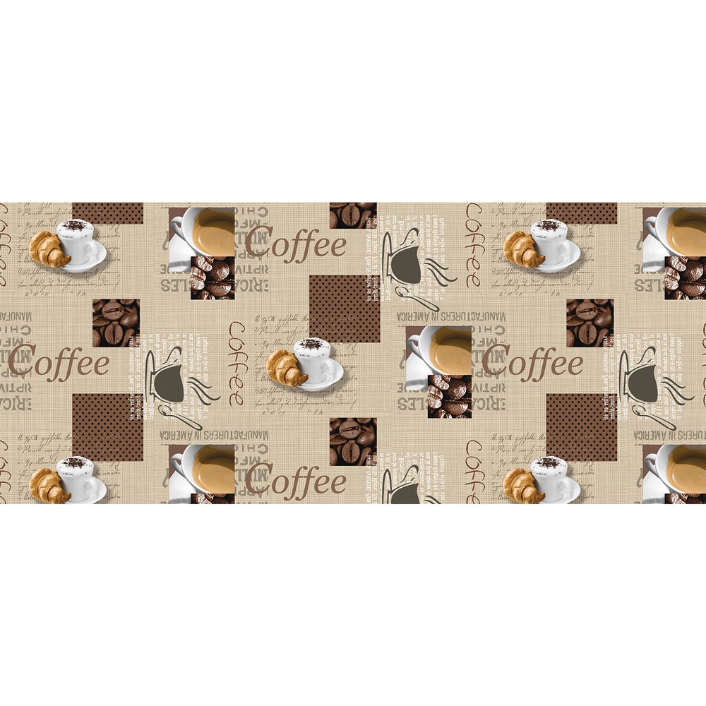 TOVAGLIATO fantasia coffe caffè 'PHOTOPRINT' art.42Z/01  - BONITA