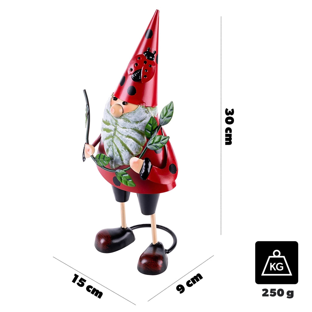 KADAX Stalowa figura ogrodowa krasnal QX24113 K160