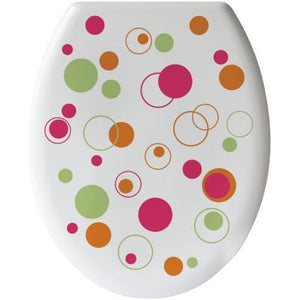 Gelco design 707596 - sedile wc, serie: bubble, colore: rosa