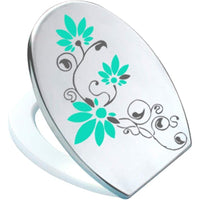 Sternzahn02 in vinile per sedile wc pressalit antracite turchese