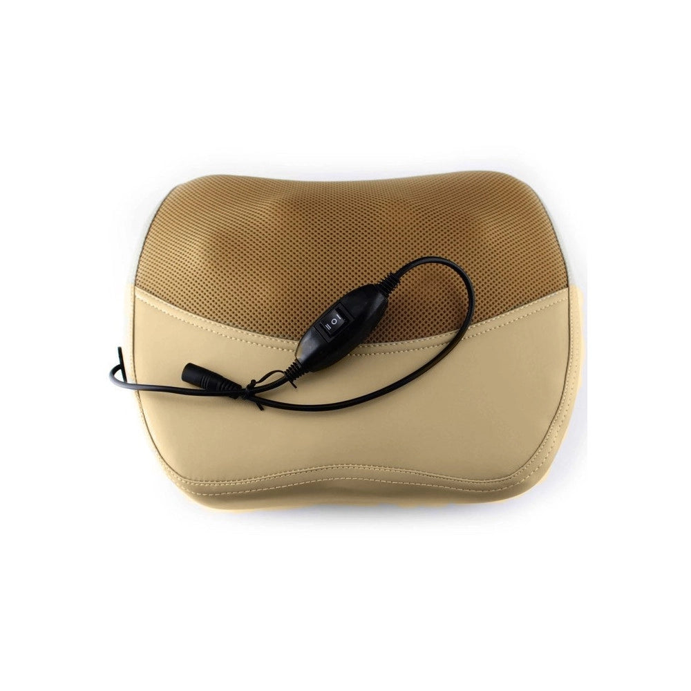 Trade Shop - Cuscino Massaggiante Massaggiatore Shiatsu Casa Auto Infrarossi Collo Mjy-815 -