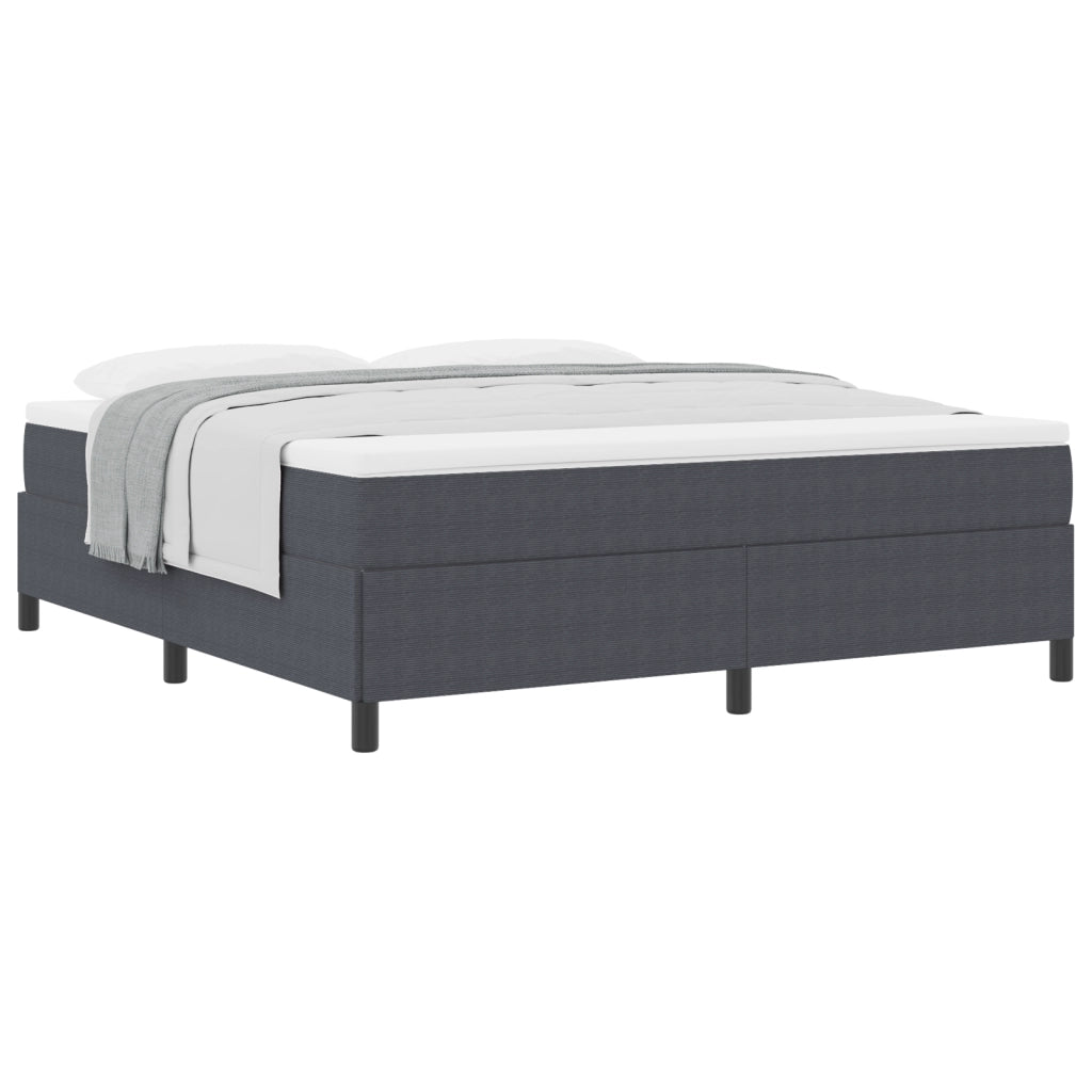 Struttura letto Grigio Scuro 180x200 cm Tessuto in Cords