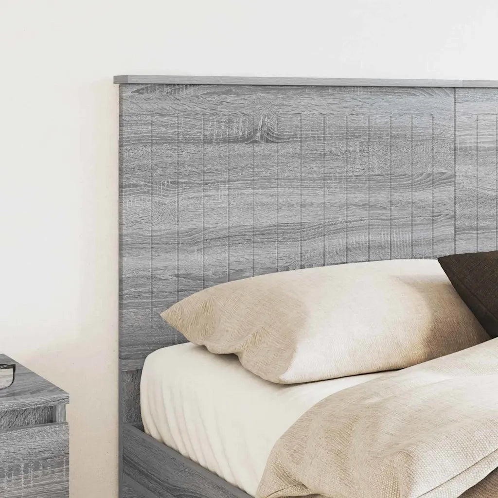 Testiera-Testata-Testiera Decorativa Grigio Sonoma 150 cm Legno multistrato 452807