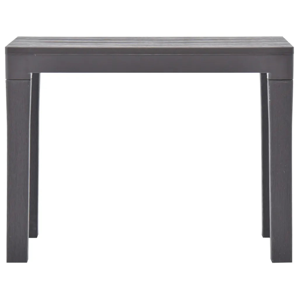 Panchine da Giardino 2 pz Mocca in Plastica 48782