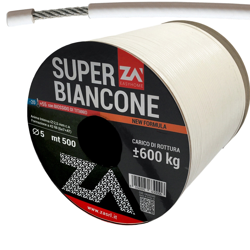 FILO STENDIBIANCHERIA SUPERBIANCONE ACC ZIN 5 MM- 500,0 ml
