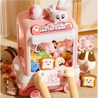 Distributore Giocattoli Rosa Grabber Gancio per Bambini Giocattolo con Peluche